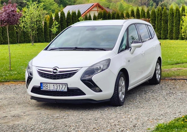 Opel Zafira cena 34900 przebieg: 180200, rok produkcji 2015 z Goniądz małe 529